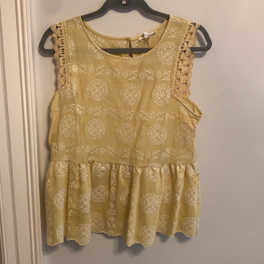 Blue pepper Mustard Top